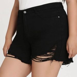 Ripped Pocket Shorts